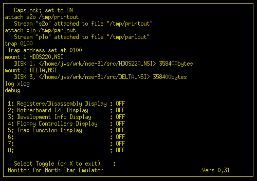 nse command console view